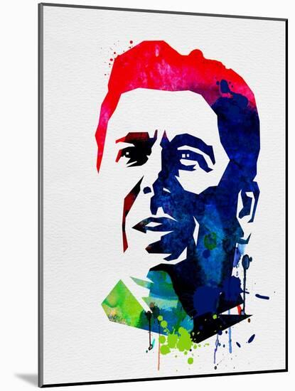 Ronald Reagan Watercolor-Lora Feldman-Mounted Art Print