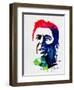 Ronald Reagan Watercolor-Lora Feldman-Framed Art Print