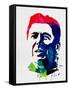 Ronald Reagan Watercolor-Lora Feldman-Framed Stretched Canvas