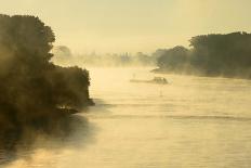 The Rhine, Fog Mood, Sunrise, Speyer, Rhineland-Palatinate, Germany-Ronald Wittek-Photographic Print