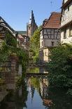 Wissembourg (Town), Old Town, Half-Timbered Houses, Water Jump, Church-Ronald Wittek-Photographic Print