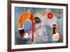 Rond et Pointu, c.1939-Wassily Kandinsky-Framed Art Print