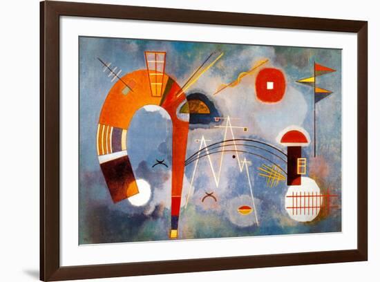 Rond et Pointu, c.1939-Wassily Kandinsky-Framed Art Print