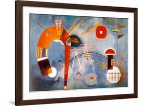 Rond et Pointu, c.1939-Wassily Kandinsky-Framed Art Print