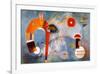 Rond et Pointu, c.1939-Wassily Kandinsky-Framed Art Print