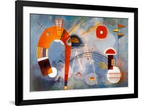 Rond et Pointu, c.1939-Wassily Kandinsky-Framed Art Print