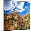 Ronda Village Andalusia Spain-null-Mounted Art Print