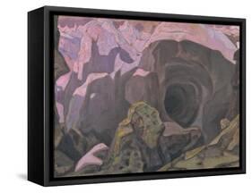 Rondane, Stage Design for the Theatre Play Peer Gynt, 1911-Nicholas Roerich-Framed Stretched Canvas