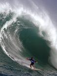Big Wave Surfing, Waimea Bay, Hawaii-Ronen Zilberman-Laminated Photographic Print