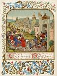 At Crecy 9000 English Soldiers Under Edward III Defeat 30000 French Under Philippe VI-Ronjat-Laminated Art Print