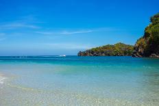 Beach and Tropical Sea-Ronnachai-Mounted Photographic Print