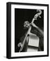 Ronnie Boykins Playing at the Newport Jazz Festival, Ayresome Park, Middlesbrough, July 1978-Denis Williams-Framed Photographic Print