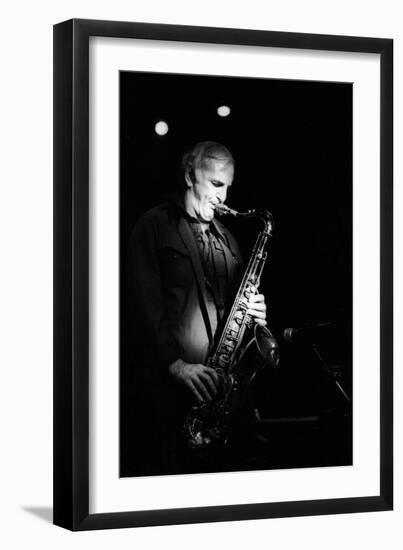 Ronnie Scott, Ronnie Scotts, 1980-Brian O'Connor-Framed Photographic Print