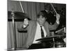 Ronnie Verrell on Drums at the Fairway, Welwyn Garden City, Hertfordshire, 1991-Denis Williams-Mounted Photographic Print