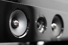 Closeup of Soundbar Speaker-ronstik-Photographic Print