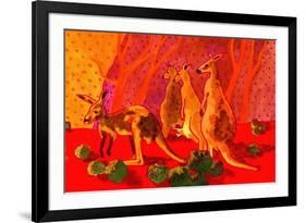 Roo Herd-John Newcomb-Framed Giclee Print