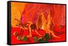 Roo Herd-John Newcomb-Framed Stretched Canvas