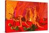 Roo Herd-John Newcomb-Stretched Canvas