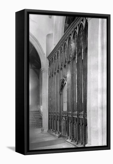 Rood Screen, St. Agnes Church, Cawston-Frederick Henry Evans-Framed Stretched Canvas