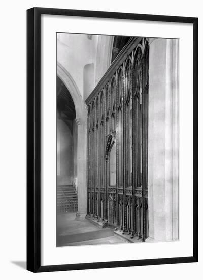 Rood Screen, St. Agnes Church, Cawston-Frederick Henry Evans-Framed Photographic Print