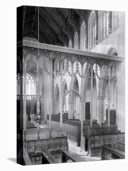 Rood Screen, St Mary's Church, Worstead, Norfolk-Frederick Henry Evans-Stretched Canvas