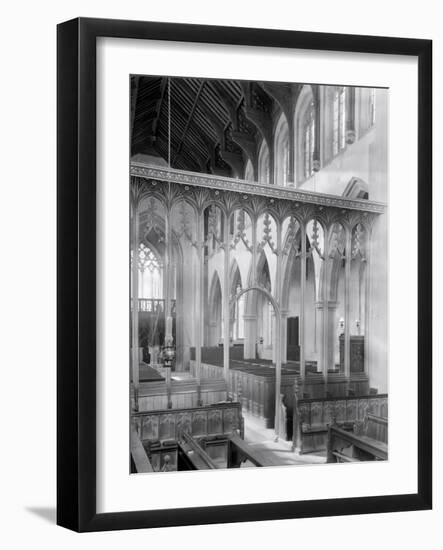 Rood Screen, St Mary's Church, Worstead, Norfolk-Frederick Henry Evans-Framed Photographic Print