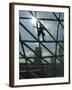 Roof Cleaning, Warsaw, Poland-null-Framed Photographic Print