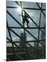 Roof Cleaning, Warsaw, Poland-null-Mounted Photographic Print