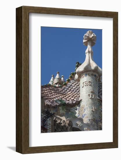 Roof Detail of Casa Batllo-James Emmerson-Framed Photographic Print