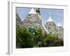 Roof Detail, UNESCO World Heritage Site, Terra dei Trulli, Alberobello, Puglia, Italy-Walter Bibikow-Framed Photographic Print