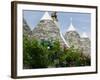 Roof Detail, UNESCO World Heritage Site, Terra dei Trulli, Alberobello, Puglia, Italy-Walter Bibikow-Framed Photographic Print