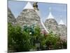 Roof Detail, UNESCO World Heritage Site, Terra dei Trulli, Alberobello, Puglia, Italy-Walter Bibikow-Mounted Photographic Print