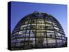 Roof Dome, Reichstag, Berlin, Germany-Walter Bibikow-Stretched Canvas