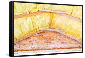 Roof Insulation-roman023-Framed Stretched Canvas