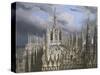 Roof of Milan Cathedral-Luigi Ossip Premazzi-Stretched Canvas