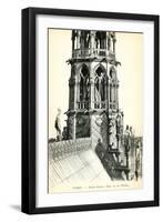 Roof of Notre Dame Cathedral-null-Framed Art Print