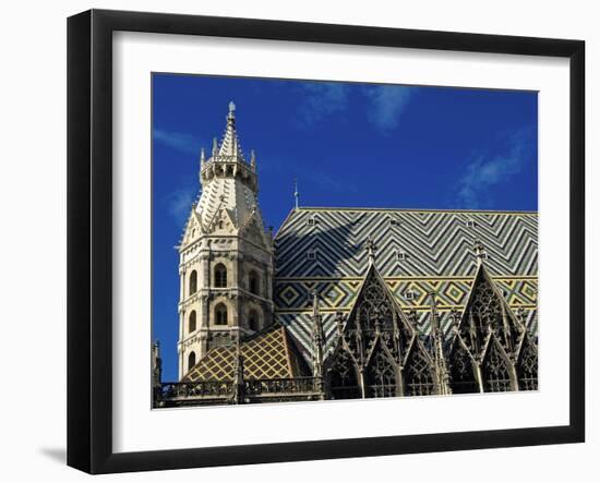 Roof of Stephansdom, UNESCO World Heritage Site, Vienna, Austria, Europe-Hans Peter Merten-Framed Photographic Print