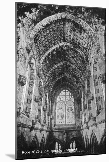 Roof of the Chancel, Rosslyn Chapel, Midlothian, Scotland, 20th Century-null-Mounted Giclee Print