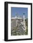 Roof of Traditional Trullo with Locorotondo in Distance, Puglia, Italy, Europe-Martin-Framed Photographic Print