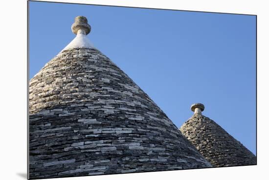 Roof of Traditional Trullos (Trulli) in Alberobello-Martin-Mounted Photographic Print