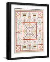 Roof Pattern, Pompeii-null-Framed Art Print