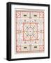 Roof Pattern, Pompeii-null-Framed Art Print