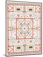 Roof Pattern, Pompeii-null-Mounted Art Print