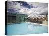 Roof Top Pool in New Royal Bath, Thermae Bath Spa, Bath, Avon, England, United Kingdom-Matthew Davison-Stretched Canvas