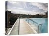 Roof Top Pool in New Royal Bath, Thermae Bath Spa, Bath, Avon, England, United Kingdom-Matthew Davison-Stretched Canvas