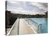 Roof Top Pool in New Royal Bath, Thermae Bath Spa, Bath, Avon, England, United Kingdom-Matthew Davison-Stretched Canvas