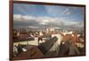 Roof Top View of Old Town Regensburg, Germany-Dave Bartruff-Framed Photographic Print