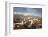 Roof Top View of Old Town Regensburg, Germany-Dave Bartruff-Framed Photographic Print