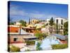 Roof Top Views, San Miguel De Allende, Guanajuato, Mexico-Julie Eggers-Stretched Canvas