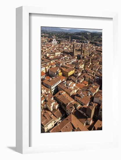 Roof Tops of Florence, Italy, Tuscany, Europe-Simon Montgomery-Framed Photographic Print